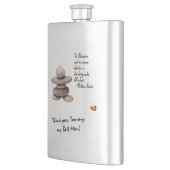 カスタマイズ感謝してい可能な花婿介添人へ フラスク (左)