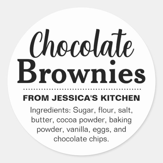 カスタマイズ手作りラベルHM001_26rdv2 ラウンドシール (正面)