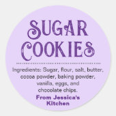 カスタマイズ手作りラベルHM001_27rdv2 ラウンドシール (正面)