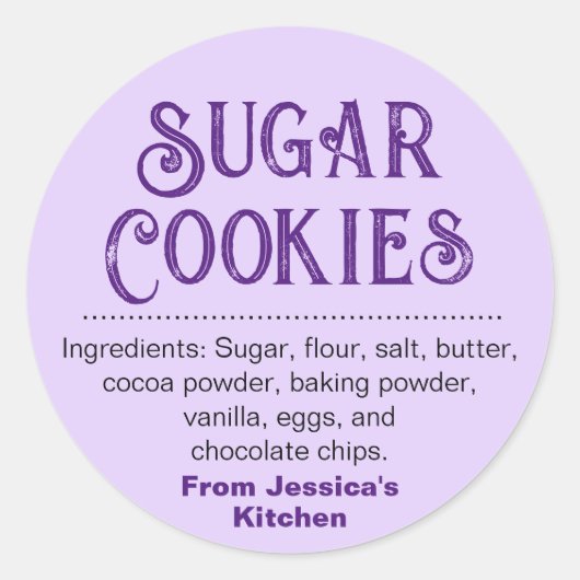 カスタマイズ手作りラベルHM001_27rdv2 ラウンドシール (正面)