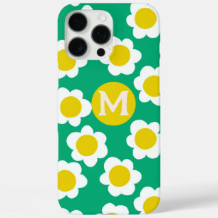 カスタマイズ手描きデイジー花 iPhone 16 PRO MAXケース