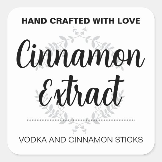 カスタマイズ抽出ラベルVE022_05sq スクエアシール (正面)