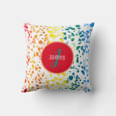 カスタマイズ抽象芸術カラフルTerrazzo クッション (裏面)