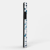 カスタマイズ抽象芸術テラゾモザイクブルーパターン Case-Mate iPhoneケース (裏面/右)