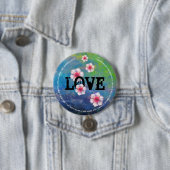 カスタマイズ抽象芸術百合の池芸術 缶バッジ (インサイチュ)