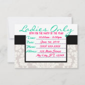 カスタマイズ招待状 招待状 (裏面)