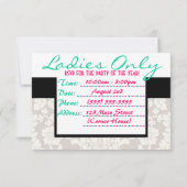 カスタマイズ招待状 招待状 (裏面)