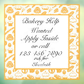 カスタマイズ救済ベーキングシェフ ウィンドウサイン (シート3)