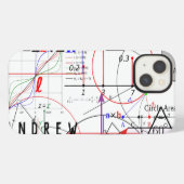 カスタマイズ数学物理科学方程式 iPhoneケース (裏面横)