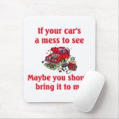 カスタマイズ整備士のマウスパッド- マウスパッド (マウス)