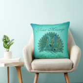 カスタマイズ文字のエレガントな第21誕生日21の枕 クッション (椅子)