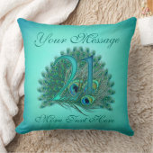 カスタマイズ文字のエレガントな第21誕生日21の枕 クッション (ブランケット)