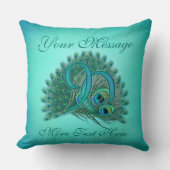 カスタマイズ文字のエレガントな第90誕生日90の枕 クッション (正面)