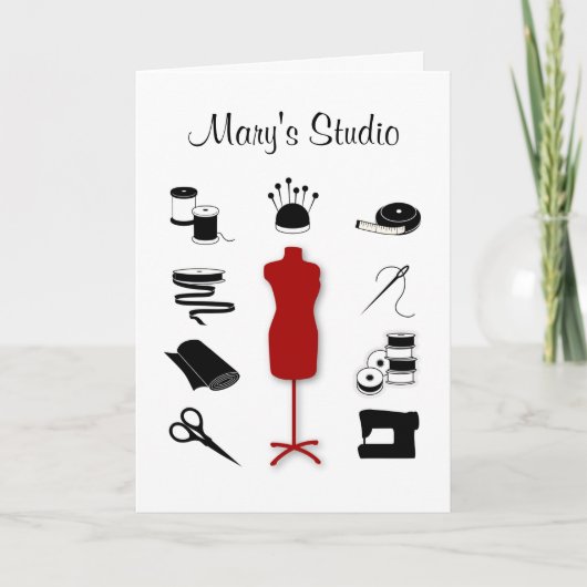 カスタマイズ文字グリーティングカード カード (正面)