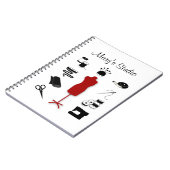 カスタマイズ文字 ノートブック (左側)