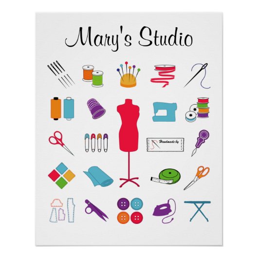 カスタマイズ文字 ポスター (正面)