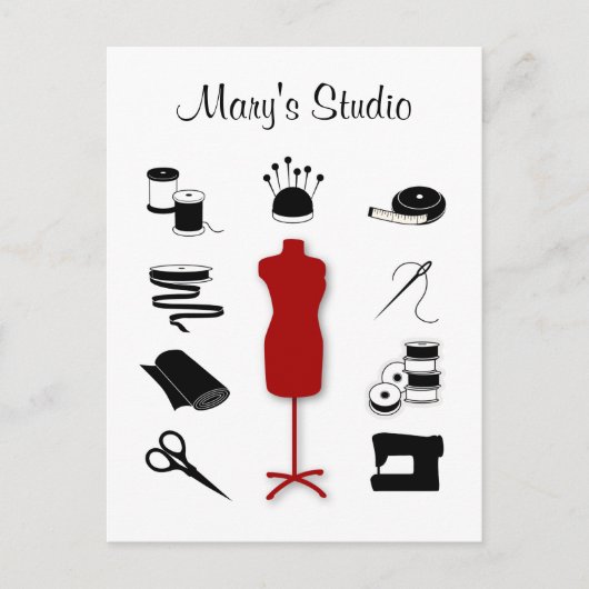 カスタマイズ文字 ポストカード (正面)