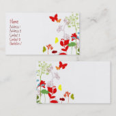 カスタマイズ新しい春- 名刺 (正面/裏面)