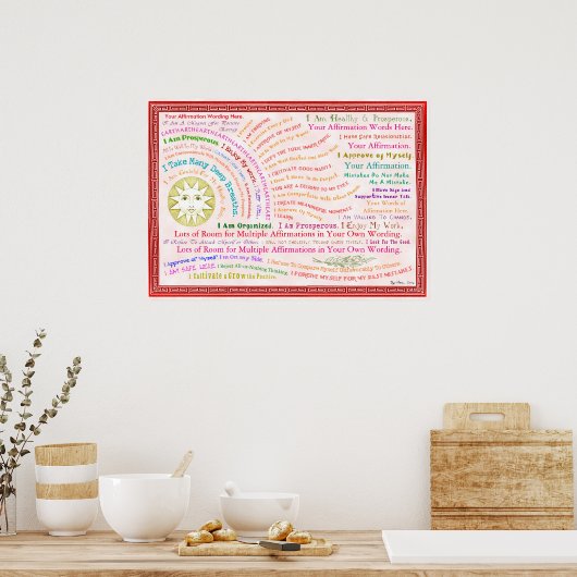 カスタマイズ日の出 ポスター (キッチン)