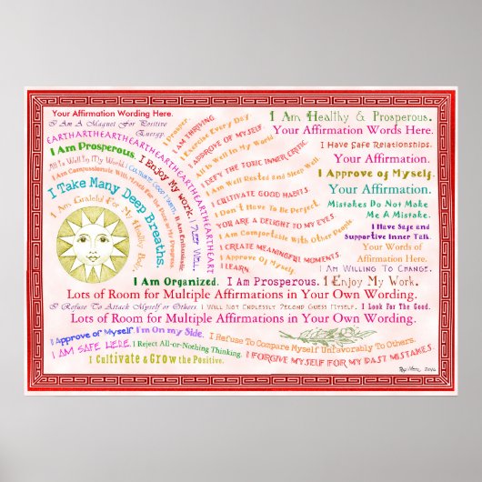 カスタマイズ日の出 ポスター (正面)