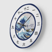 カスタマイズ日本の可能なタイムピース ラージ壁時計 (傾斜)