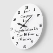 カスタマイズ時計 ラージ壁時計 (傾斜)