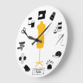 カスタマイズ時計 ラージ壁時計 (傾斜)