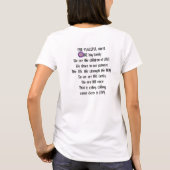 カスタマイズ普遍的な愛Tシャツ-カスタマイズ- Tシャツ (裏面)