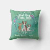 カスタマイズ最高の可能なドッグムームフローラPodenco クッション (裏面)