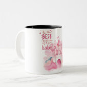 カスタマイズ最高の可能なバージョンであること ツートーンマグカップ (正面左)