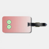 カスタマイズ最高の可能な荷物ラベル旅行スーツケースID ラゲッジタグ (裏面横)