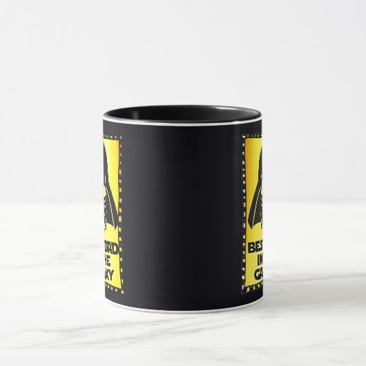 カスタマイズ最高の銀河系のクールパパ マグカップ (中央)