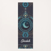 カスタマイズ月と星 ヨガマット (正面)