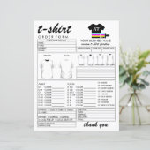 カスタマイズ服 Tシャツ印刷 注文フォーム (スタンド正面)