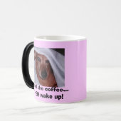 カスタマイズ朝の顔写真- モーフィングマグカップ (正面左)