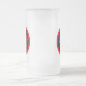 カスタマイズ木焚きピザレストランプロモ フロストグラスビールジョッキ (中央)