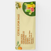 カスタマイズ果物立て業用かんきつ 横断幕 (縦)