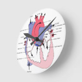 カスタマイズ柱時計- ラウンド壁時計 (傾斜)