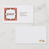 カスタマイズ横の名刺- 名刺 (正面/裏面)