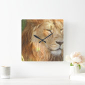 カスタマイズ正方形の時計- スクエア壁時計 (ホーム)