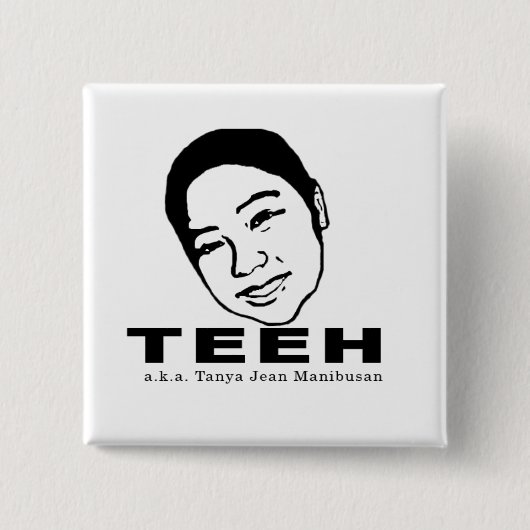 カスタマイズ正方形ボタン- 缶バッジ (正面)