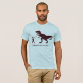 カスタマイズ歩行のTシャツのためのレックスを-取ります Tシャツ (正面フル)