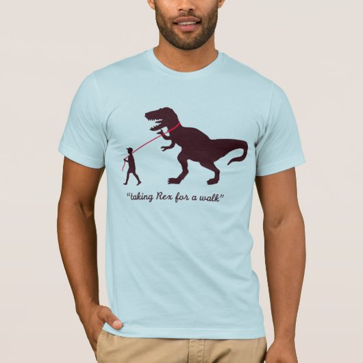 カスタマイズ歩行のTシャツのためのレックスを-取ります Tシャツ (正面)