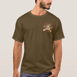 カスタマイズ汎用コーヒーショップのレトロな前面 Tシャツ