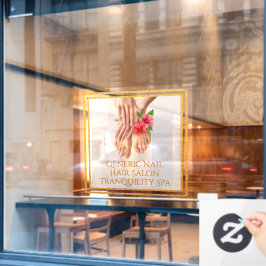 カスタマイズ汎用ネイルヘアサロン トランキリティ スパ  ウィンドウサイン