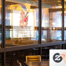 カスタマイズ汎用ネイルヘアサロン トランキリティ スパ ウィンドウサイン