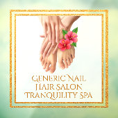 カスタマイズ汎用ネイルヘアサロン トランクィリティ スパ  ウィンドウサイン (シート3)