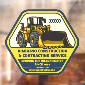 カスタマイズ汎用建設請負業のビジネス ウィンドウサイン (シート2)