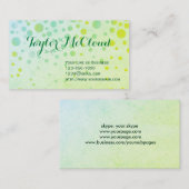 カスタマイズ泡の両側 名刺 (正面/裏面)