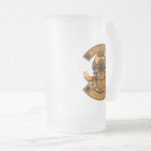 カスタマイズ深いシーダイバーズダイビングヘルメットギアスポーツ フロストグラスビールジョッキ (正面右)